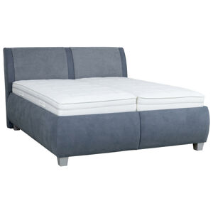 Beldomo - Sleep ČALOUNĚNÁ POSTEL, 180/200 cm, textil, modrá, šedá