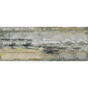 Monee OLEJOMALBA, abstraktní, 180/70 cm - žlutá, bílá, světle zelená
